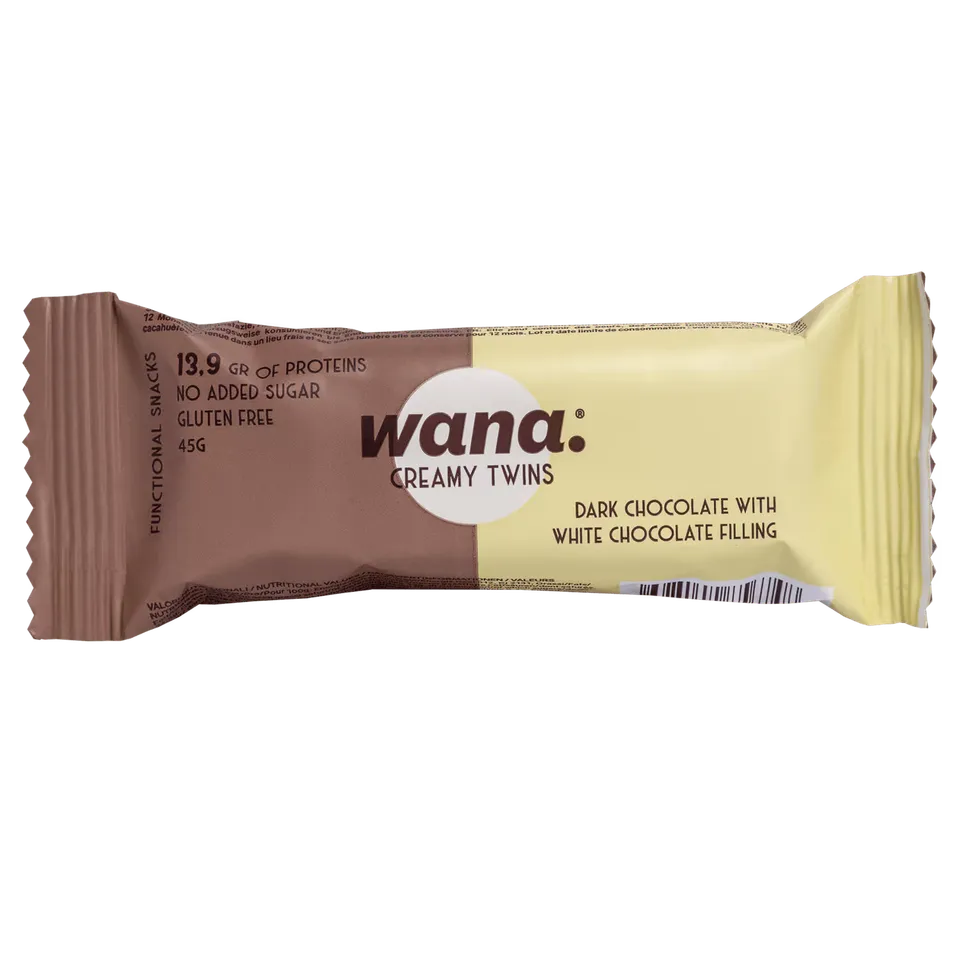 NEWTRITIONS Barrette Creamy Twins barretta cioccolato bianco 45 g