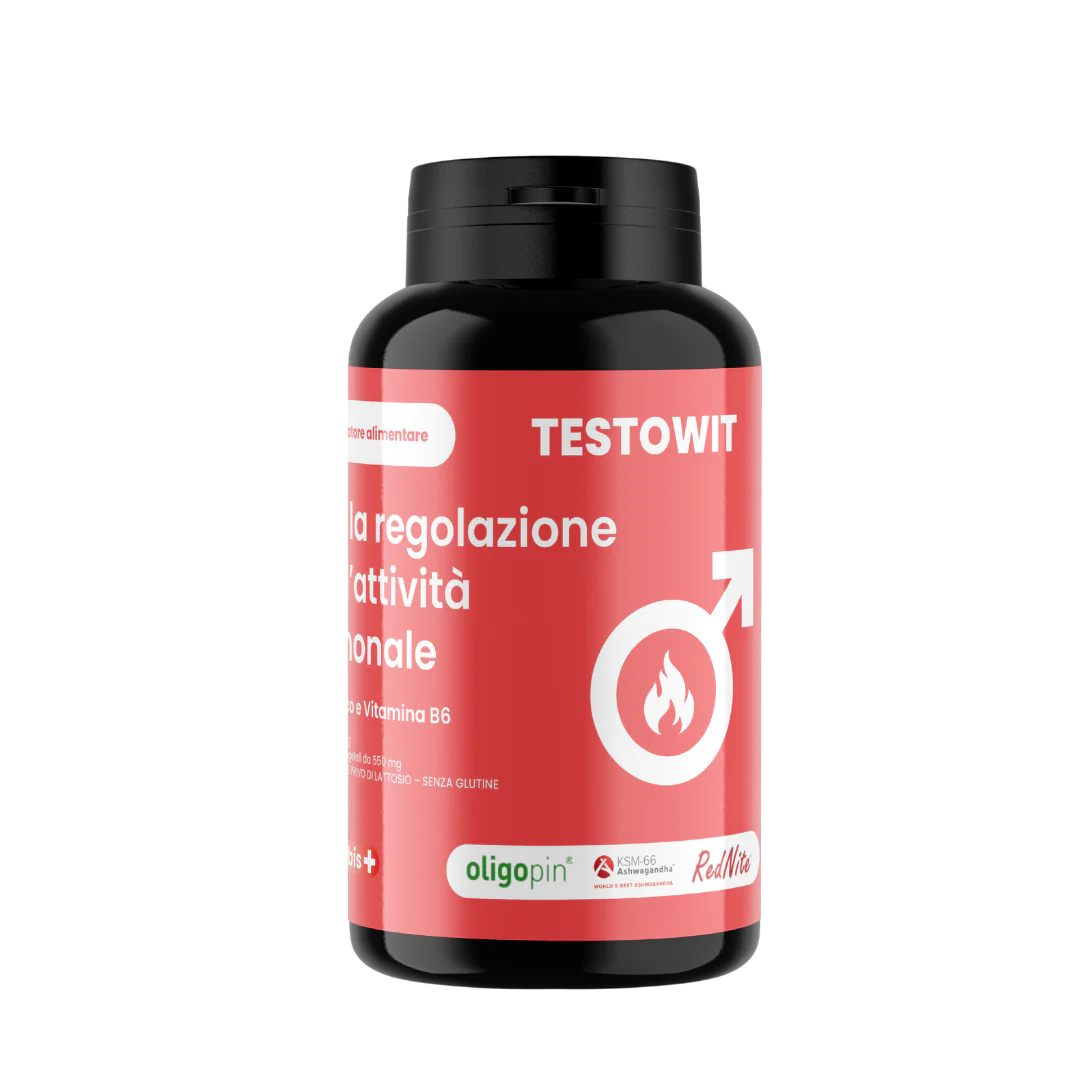 NEWTRITIONS Stimolanti TESTOWIT regolazione ormonale 120 capsule