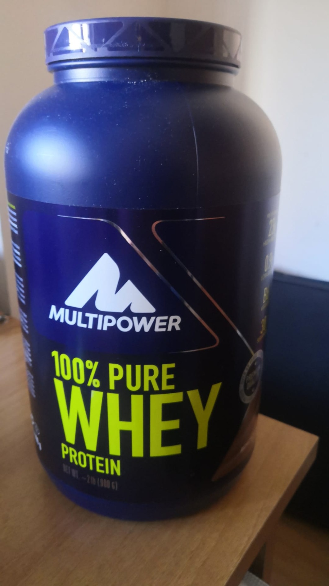 Multipower 100% Pure Whey Protein proteine al cioccolato 900 g