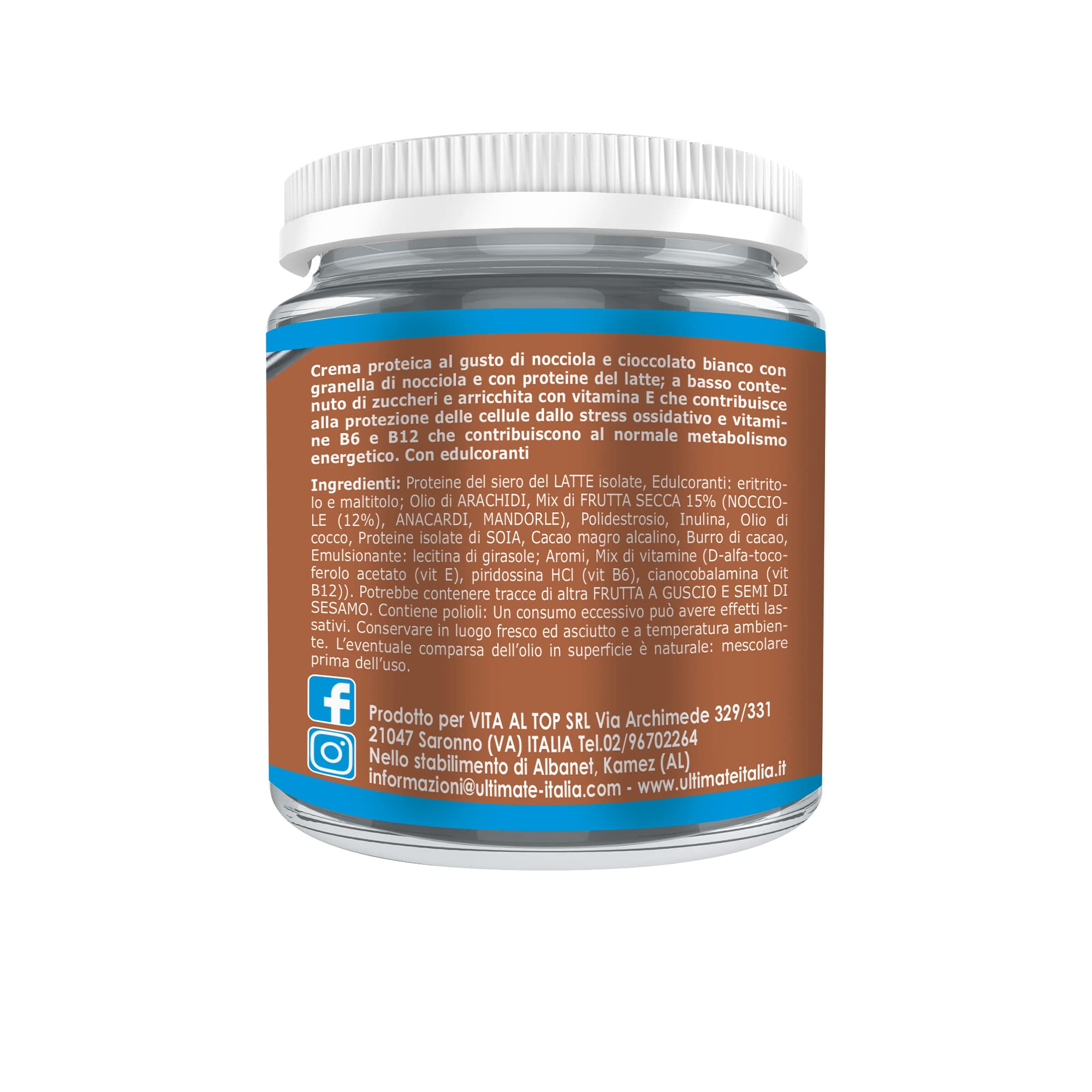 Ultimate Creme proteiche crema proteica Ciocco crunch 250 g low carb