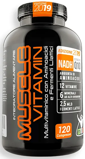 NEWTRITIONS Vitamine Muscle Vitamin 2019 multivitaminico 120 capsule alto dosaggio