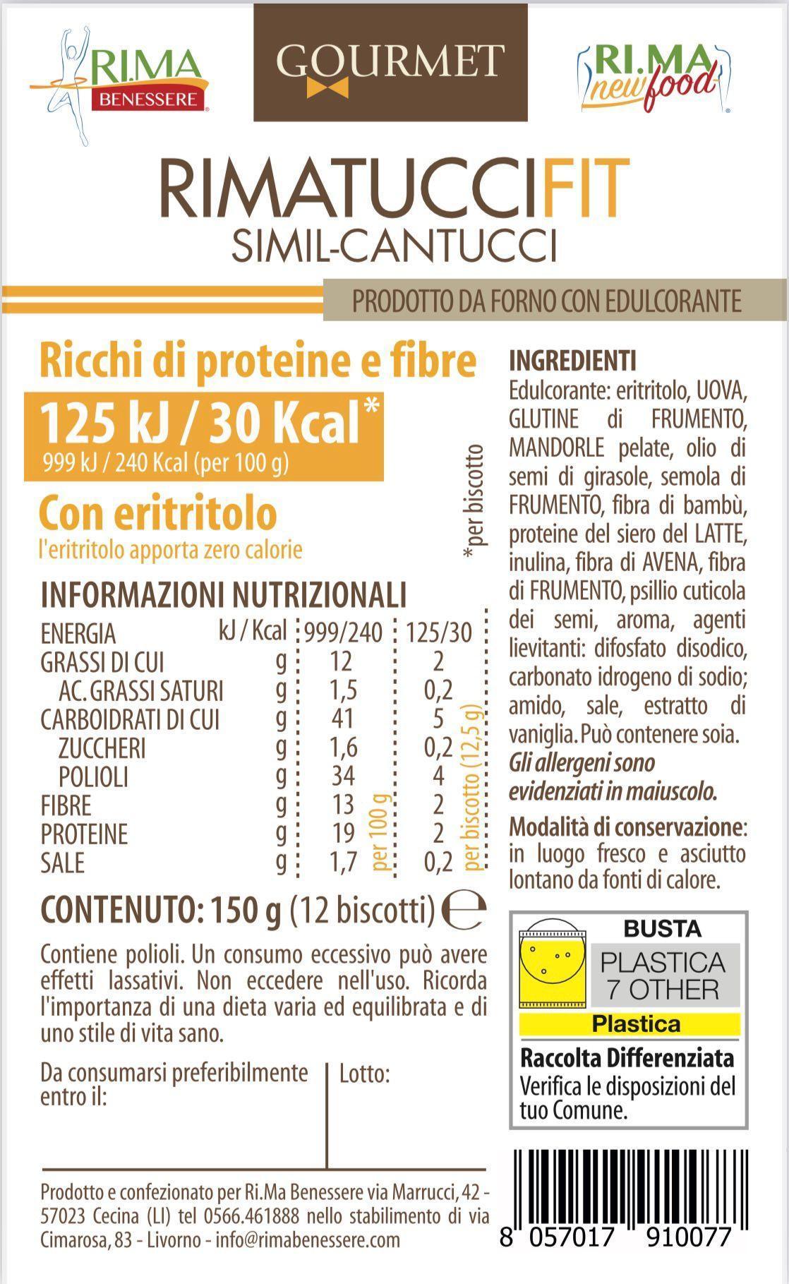 NEWTRITIONS Prima Colazione Rimatucci Fit biscotti 150 g
