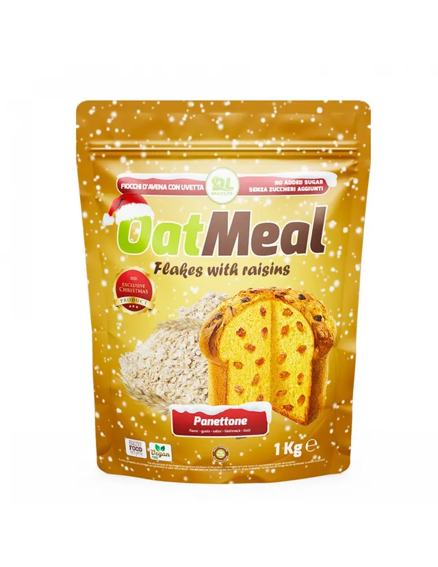 Wellness Farine e Fiocchi Fiocchi di Avena al gusto Panettone 1 kg