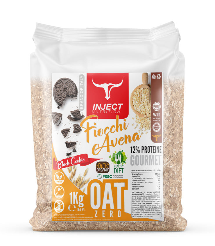 Wellness Farine e Fiocchi Fiocchi di Avena Oreo 1 kg senza glutine