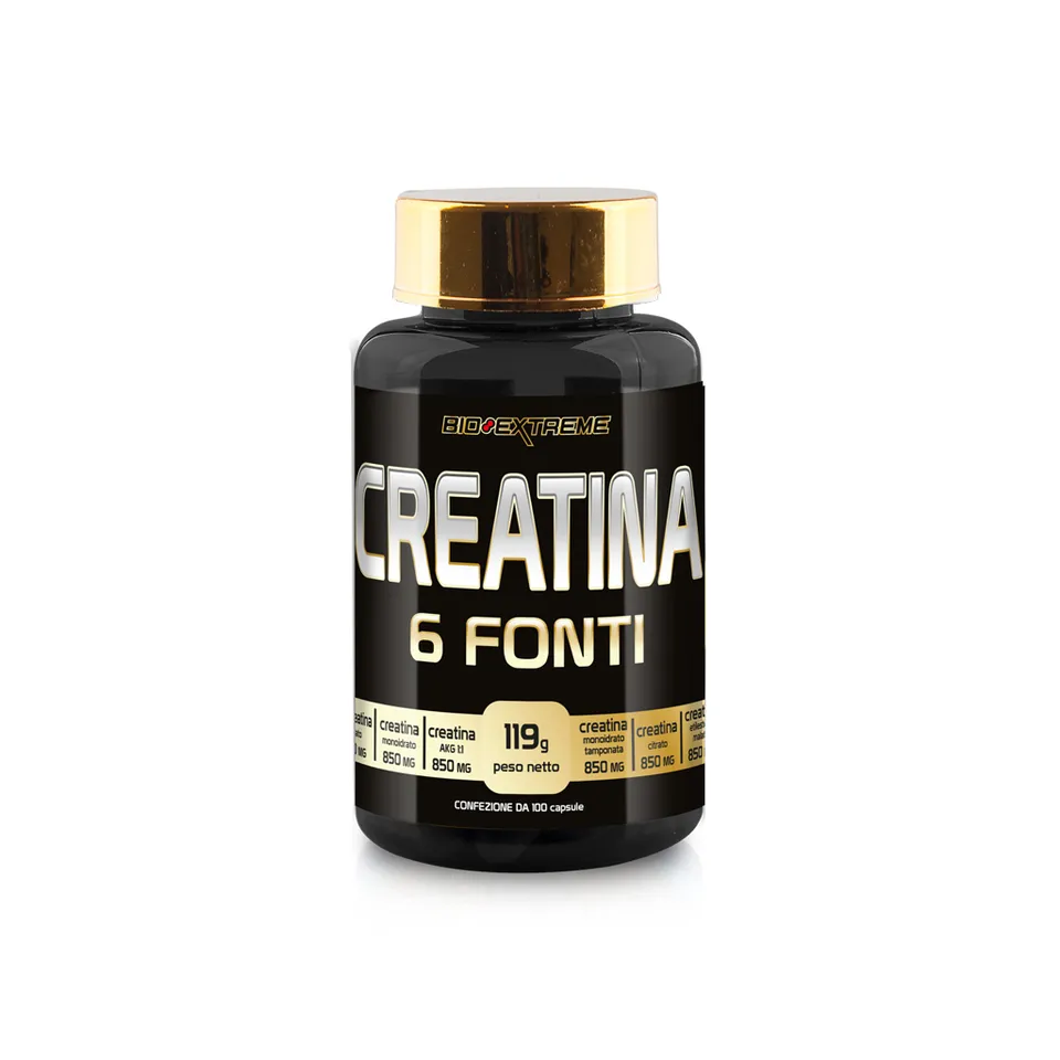 BIOEXTREME Creatina Creatina 6 fonti in capsule