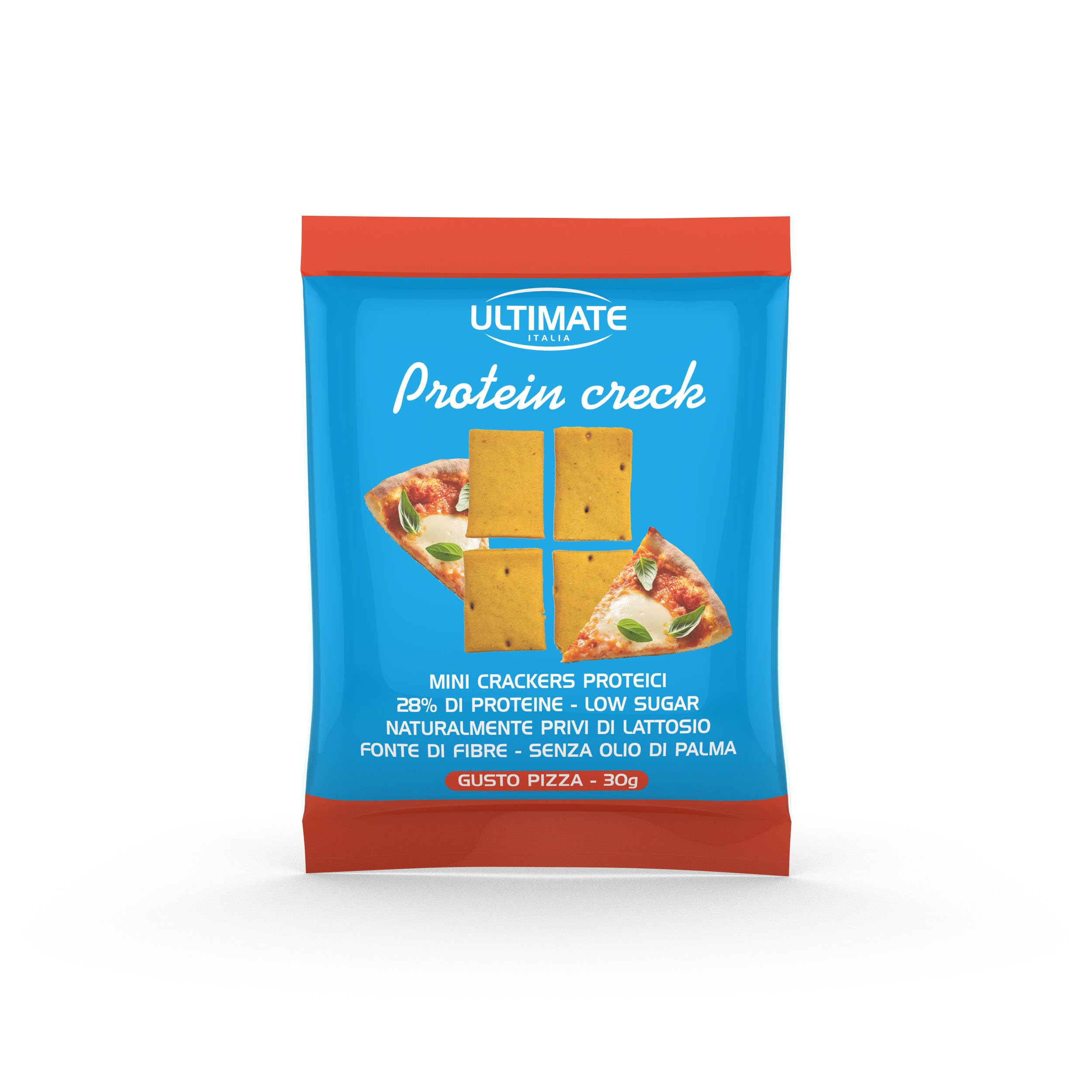 Ultimate Snack Protein Creck mini crackers proteici pizza 30 g 28% proteine
