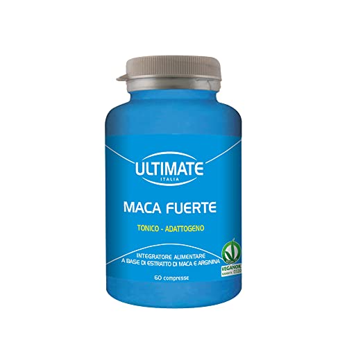 Ultimate Fitoterapici Maca Fuerte integratore in capsule 60 cps, maca e arginina