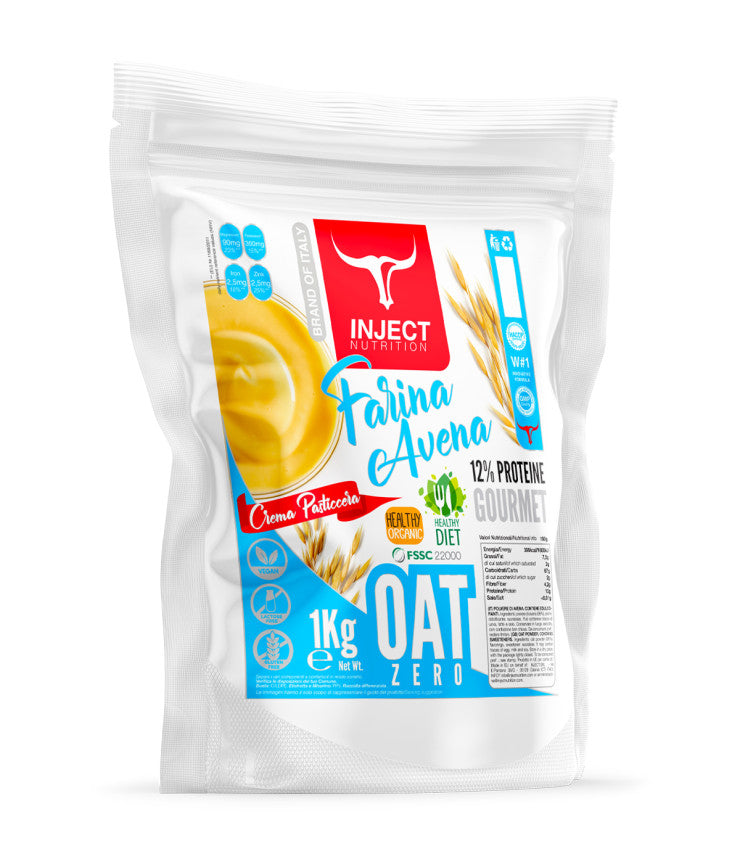 Wellness Farine e Fiocchi Farina di Avena CremaPasticcera 1 kg istantanea