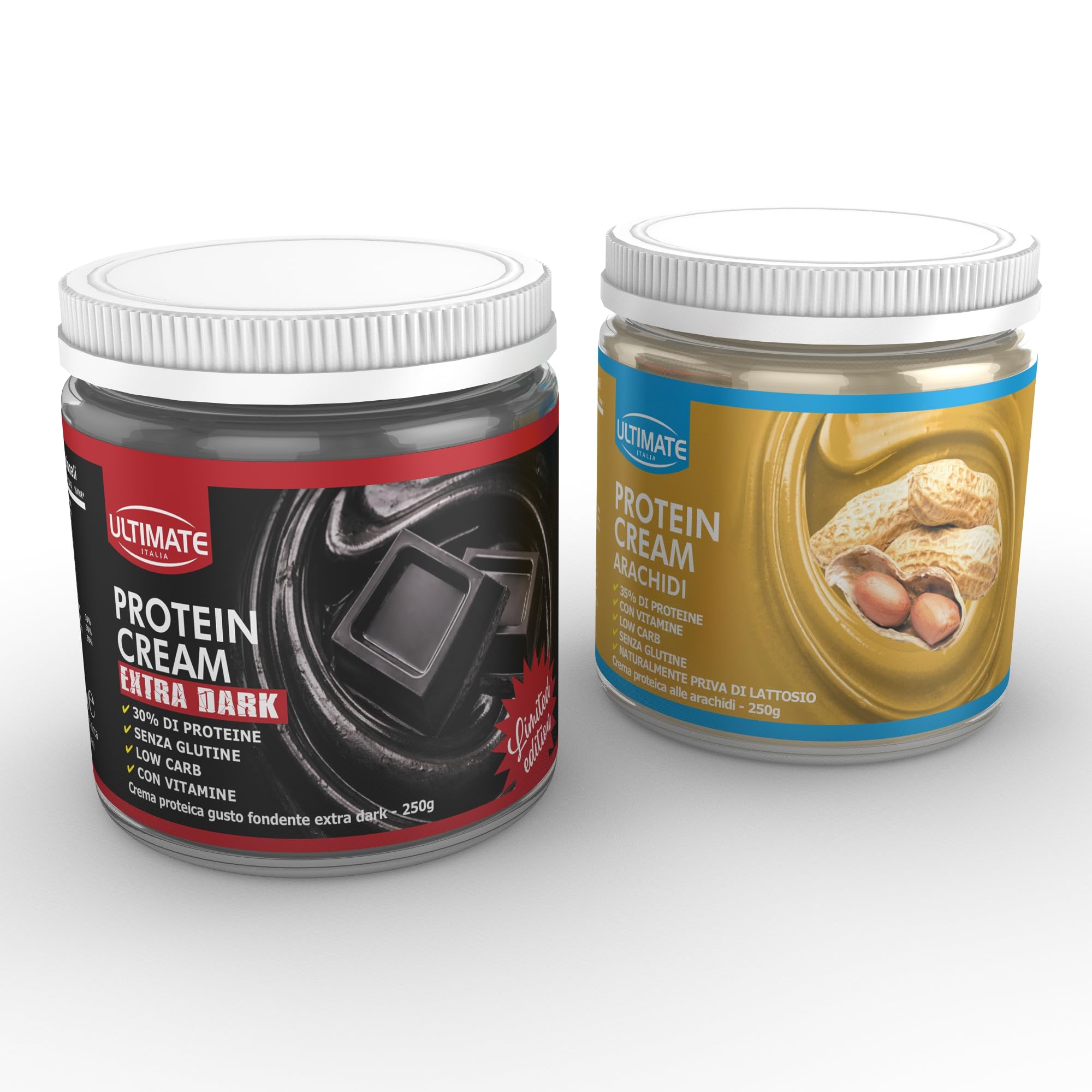 Ultimate Creme proteiche crema proteica fondente e caramello salato 2x250 g low carb