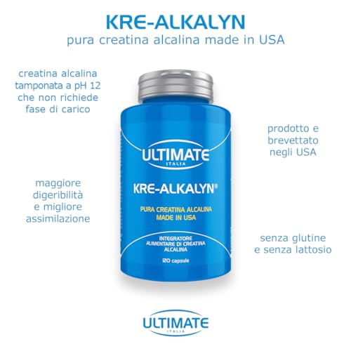 Ultimate Creatina Kre-Alkalyn creatina alcalina 120 capsule