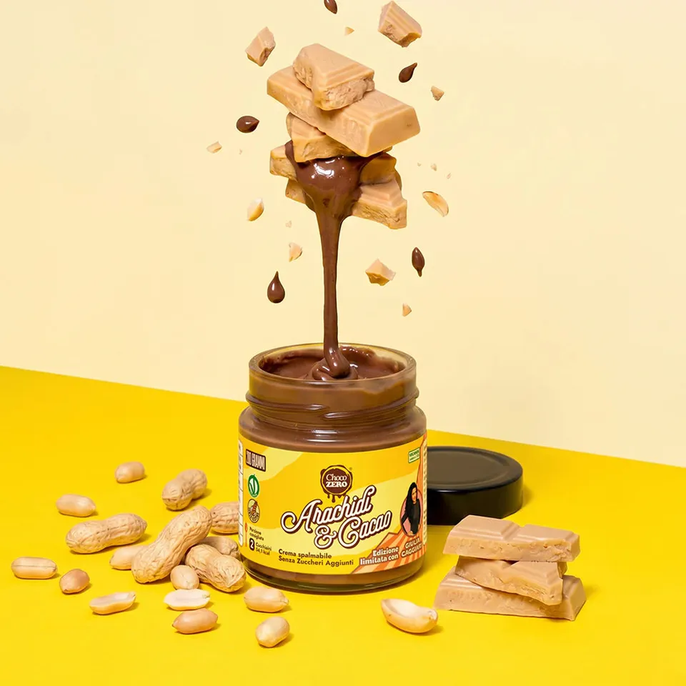 Wellness Crema Spalmabili Crema Spalmabile Arachidi e Cacao crema 200 g senza zuccheri aggiunti