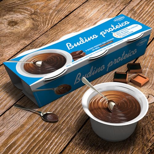 Ultimate Snack Budino proteico cacao 3 confezioni da 3 pezzi da 120 g senza glutine