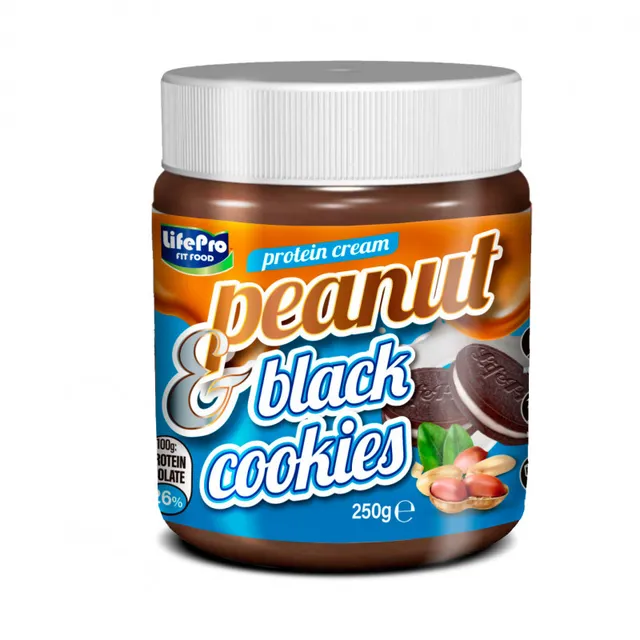 NEWTRITIONS Creme Spalmabili Protein Cream Peanut Black Cookies 250 g proteica
