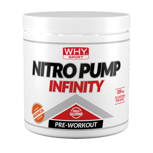 WHY SPORT Pre workout Nitro Pump Infinity pre workout arancia 200 g
