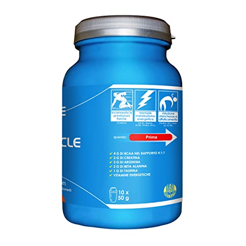 Ultimate Stimolatori Man Muscle Pre-Workout integratore arancia 500 g
