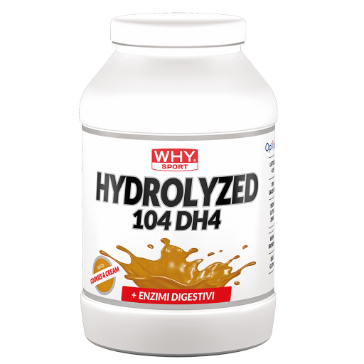WHY SPORT Proteine HYDROLYZED 104 DH4 proteine idrolizzate 900 g