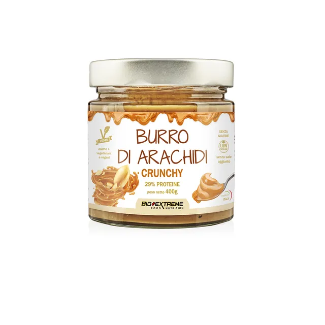 BIOEXTREME Linea Food Burro di Arachidi crema 100% arachidi