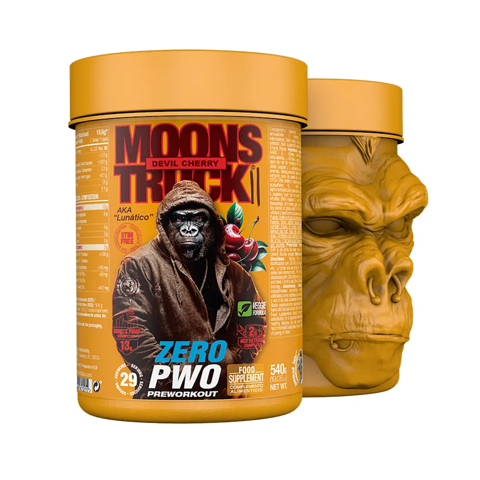 Zoomad Pre-Workout Moonstruck® II Zero Caffeina pre-workout ciliegia 540 g