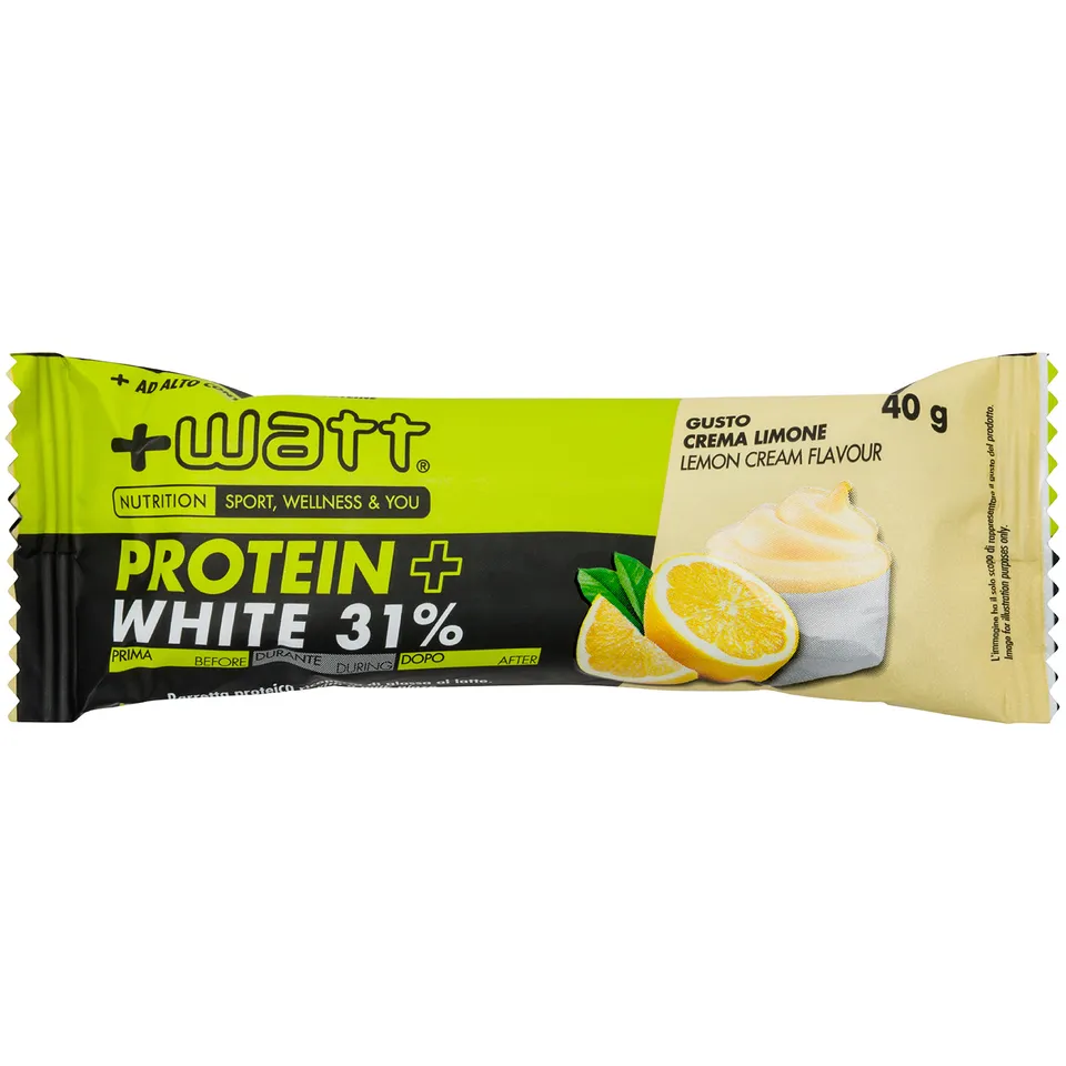 +Watt Power Line Protein+ White barretta 40 g senza glutine