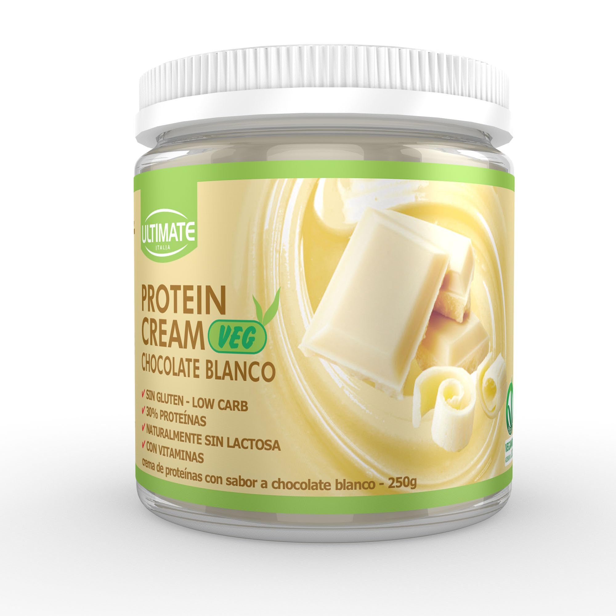 Ultimate Creme proteiche Protein Cream VEG crema proteica cioccolato bianco 2 x 250 g