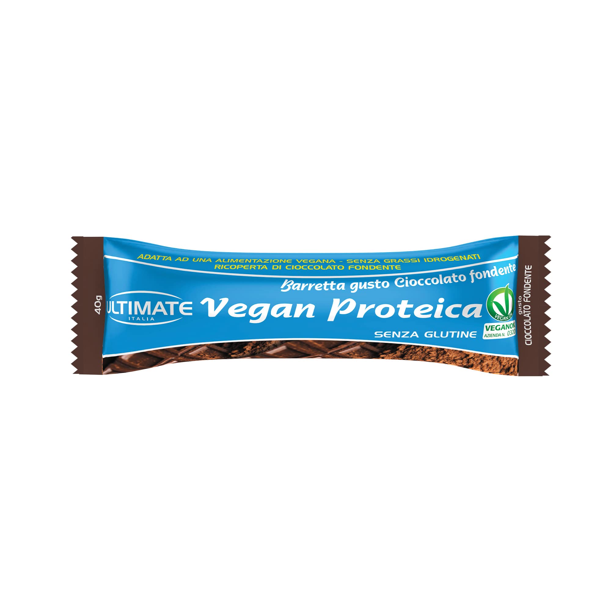 Ultimate Barrette barretta vegan proteica 27% cioccolato fondente 24x40 g senza glutine