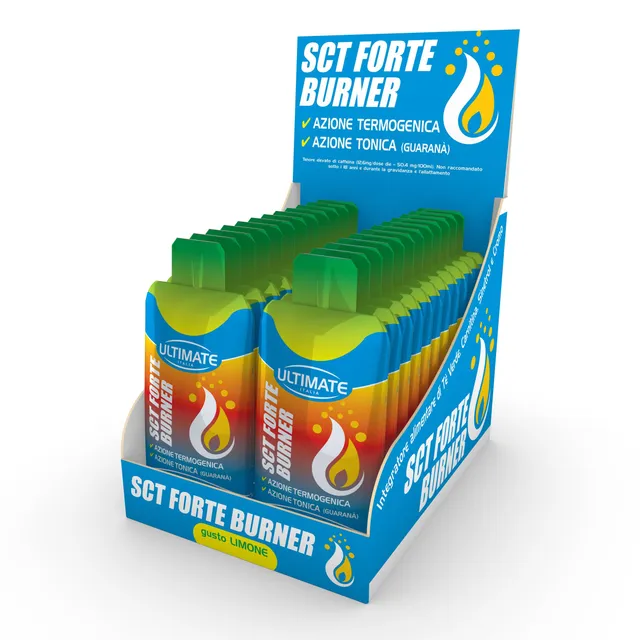 Ultimate Stimolatori SCT Forte Burner integratore limone 24x25 ml termogenico