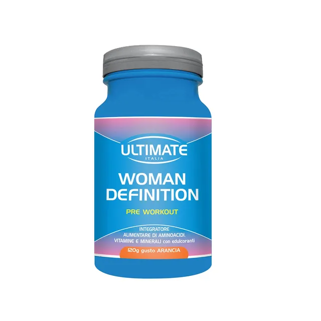 Ultimate Stimolatori Woman Definition pre workout 120 g arancia