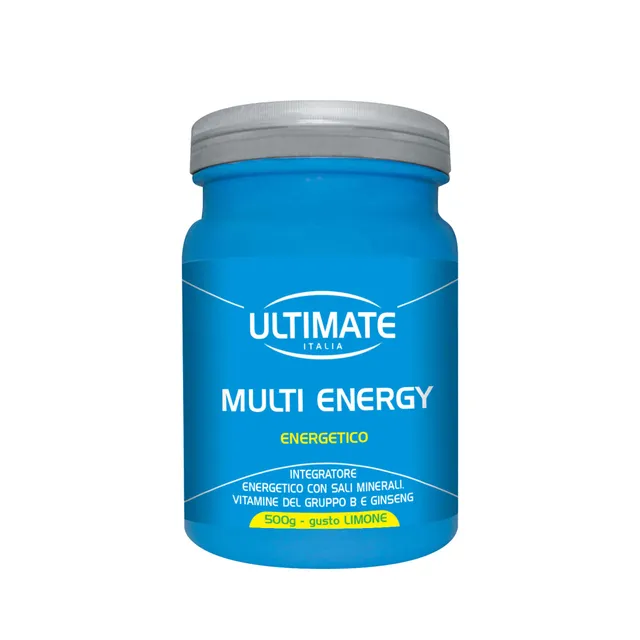 Ultimate Energetici Multi Energy integratore energetico limone 500 g