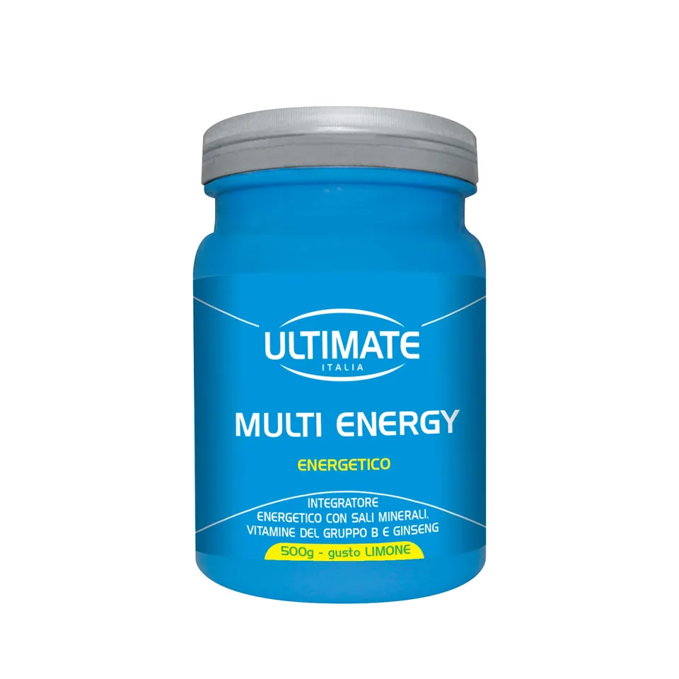 Ultimate Energetici Multi Energy integratore energetico limone 500 g