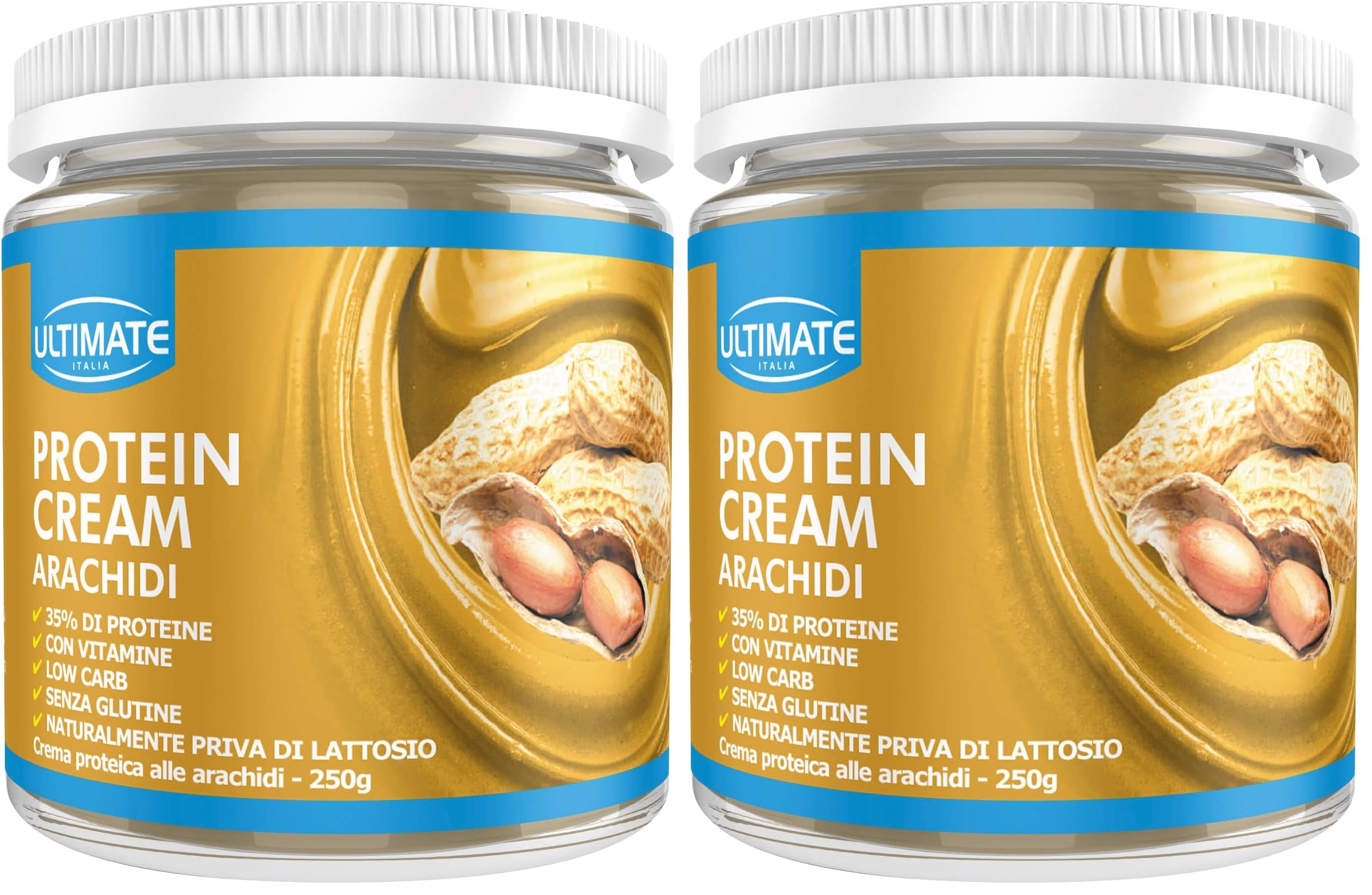 Ultimate Creme proteiche crema proteica arachidi 250 g 30% proteine