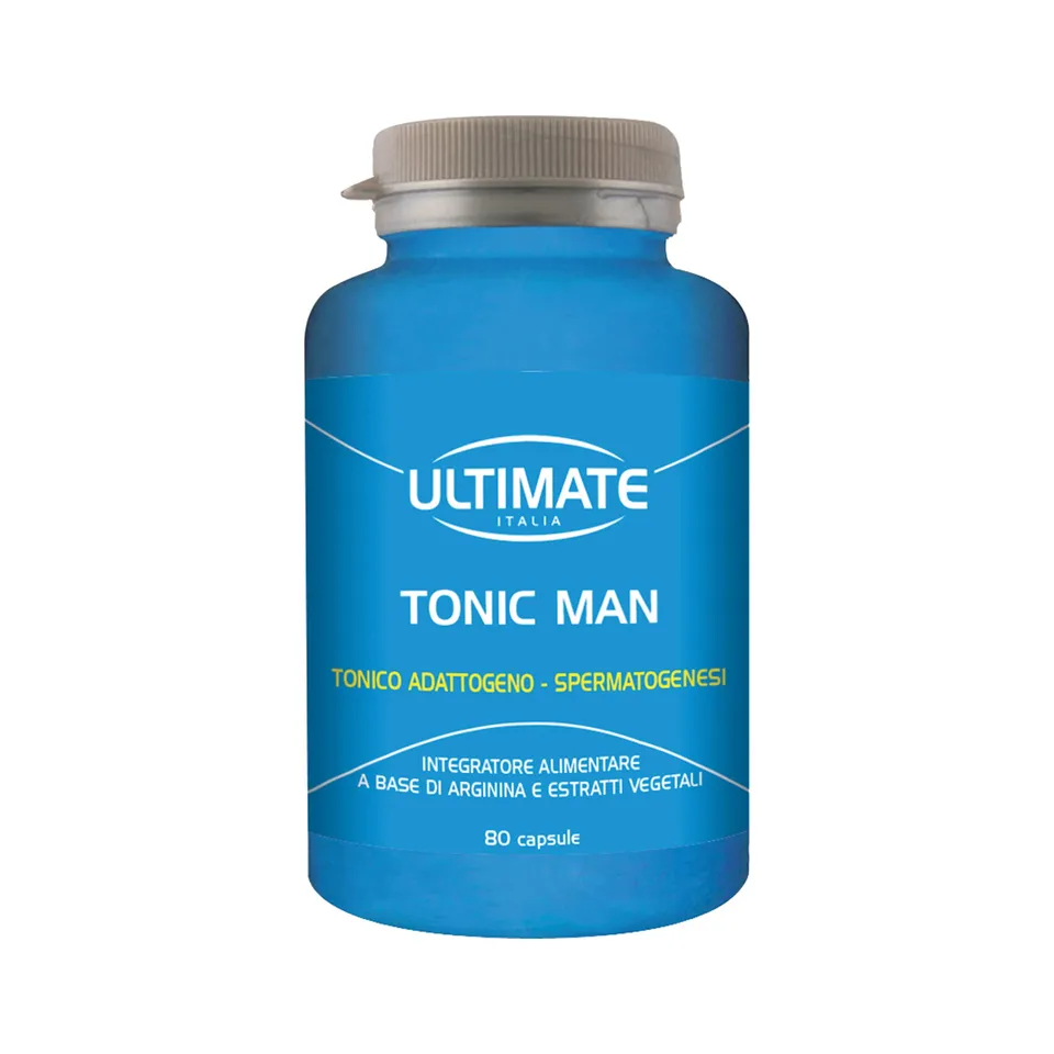 Ultimate Stimolatori Tonic Man integratore maca arginina 80 compresse