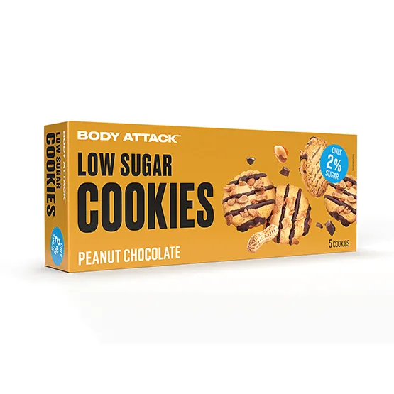 NEWTRITIONS Prima Colazione Low Sugar Cookies – Peanut Choc biscotti 125g