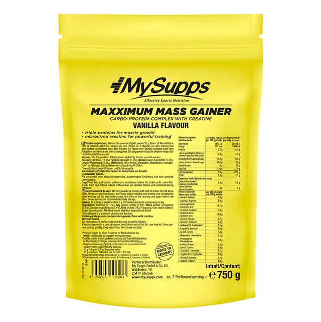 NEWTRITIONS Workout Maxximum Mass Gainer 750 g