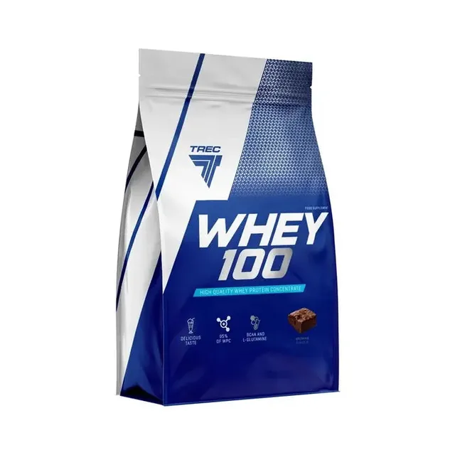 Wellness Proteine Whey 100 trec 900 g Cioccolato e Cocco proteine