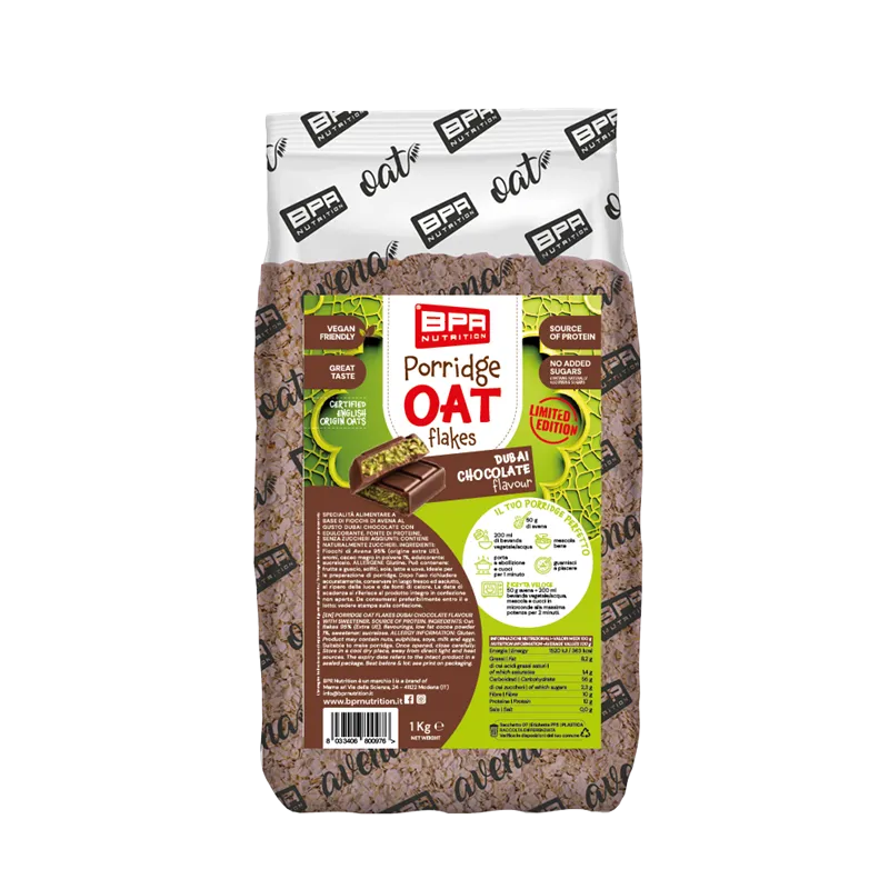 Wellness Muesli/Granola Porridge Oat Flakes Dubai Chocolate 1 kg