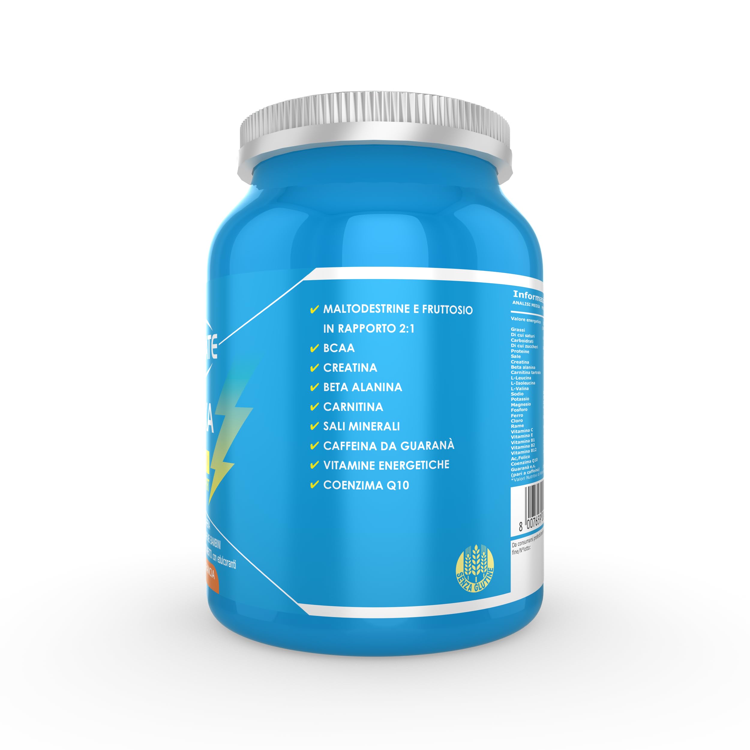 Ultimate Energetici Carika integratore pre sport arancia 400 g