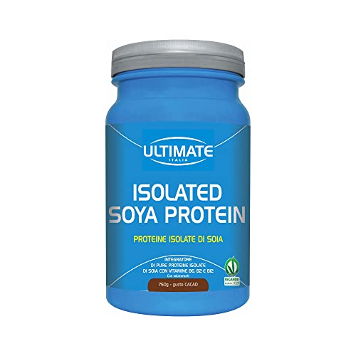 Ultimate Proteine Isolated Soya Protein proteine Cacao 21 porzioni vegane