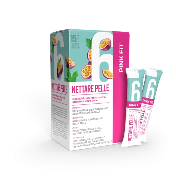 Wellness Vita Pink Fit Nettare Pelle integratore 15 stick gusto maracuja