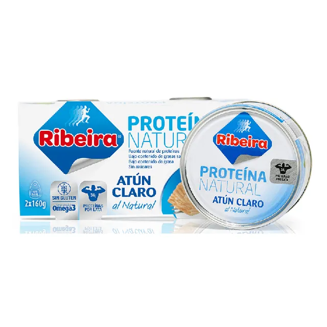 NEWTRITIONS Preparati Tonno Pinne Gialle al Naturale tonno 2 x 160 g