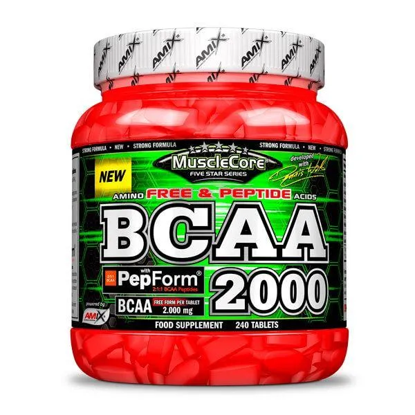 NEWTRITIONS Aminoacidi MuscleCore BCAA 2000 aminoacidi 240 cps