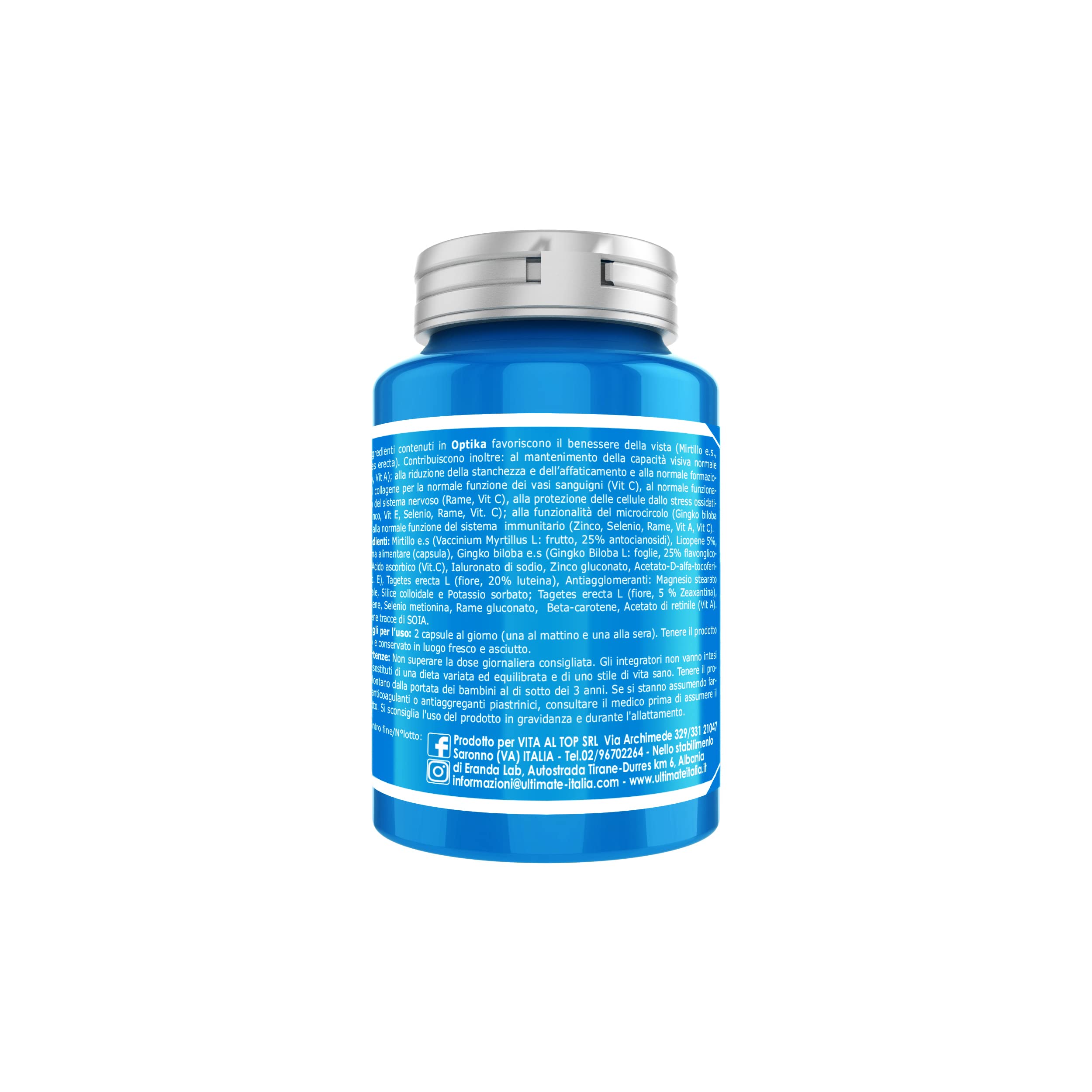 Ultimate Fitoterapici Optika capsule per occhi 36 cps collagene