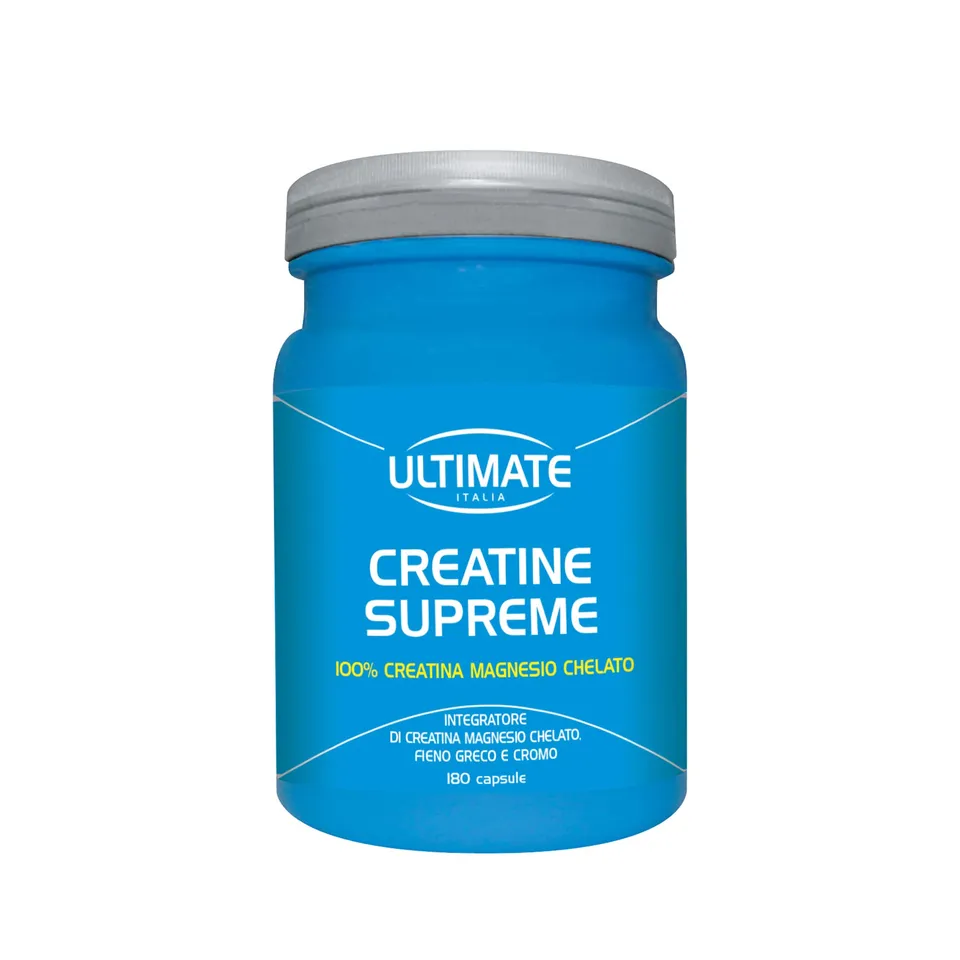 Ultimate Creatina Creatine Supreme creatina 180 capsule, magnesio chelato