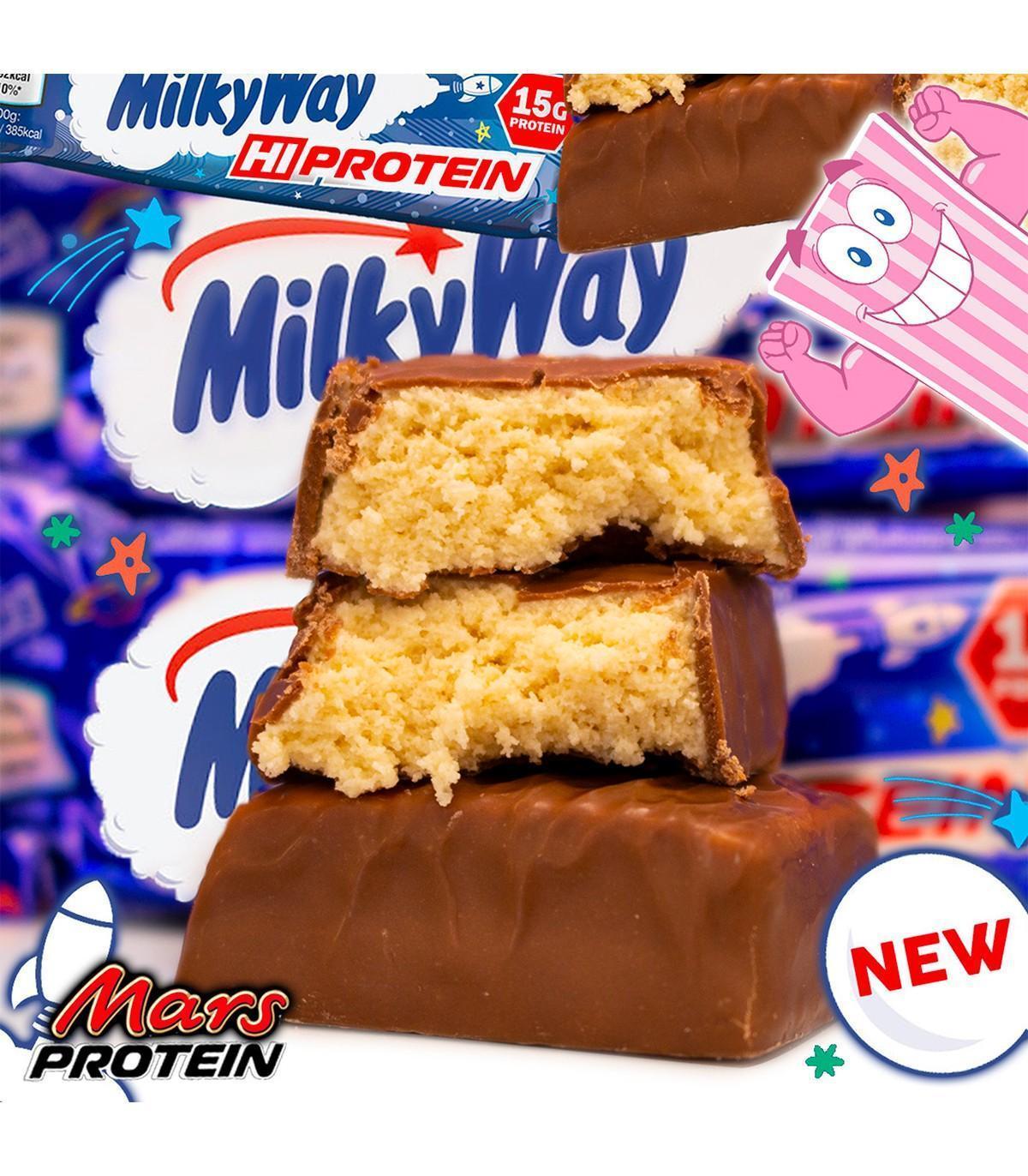 NEWTRITIONS Barrette Milky Way HI Protein barretta 50 g