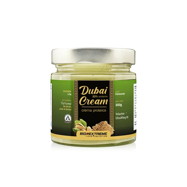 BIOEXTREME Linea Food Dubai Cream crema spalmabile gusto zabaione