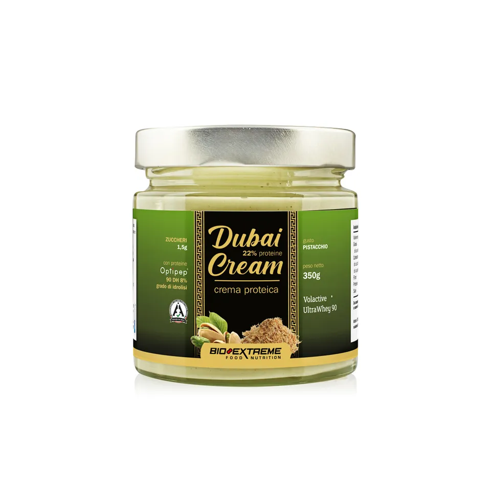 BIOEXTREME Linea Food Dubai Cream crema spalmabile gusto zabaione
