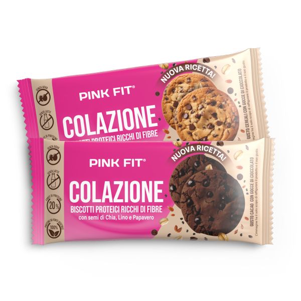Wellness PinkFit Colazione biscotti proteici Cacao Dark