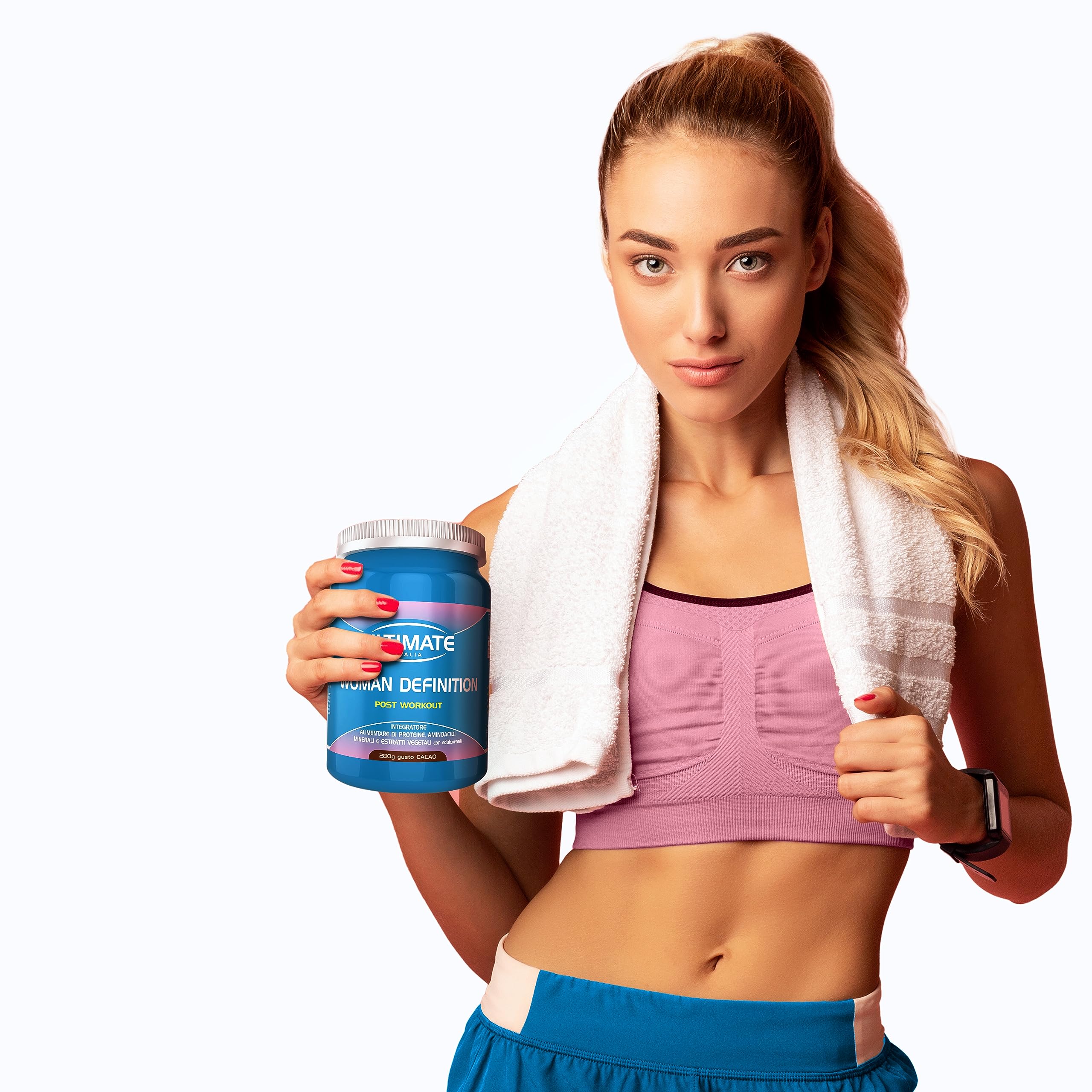 Ultimate Proteine Woman Definition Post Workout cacao 280 g senza glutine