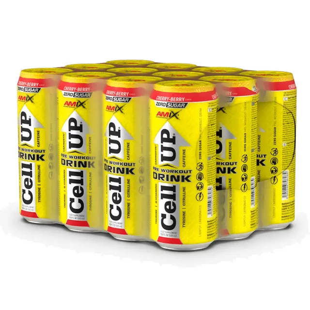 NEWTRITIONS Workout CellUp Pre-Workout Drink 12x500ml bevanda pre-workout