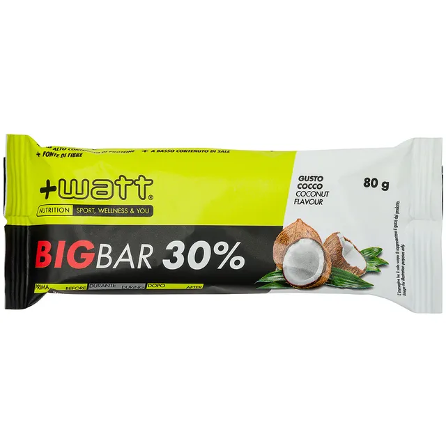 +Watt Power Line Big Bar barretta proteica 80 g cioccolato al latte