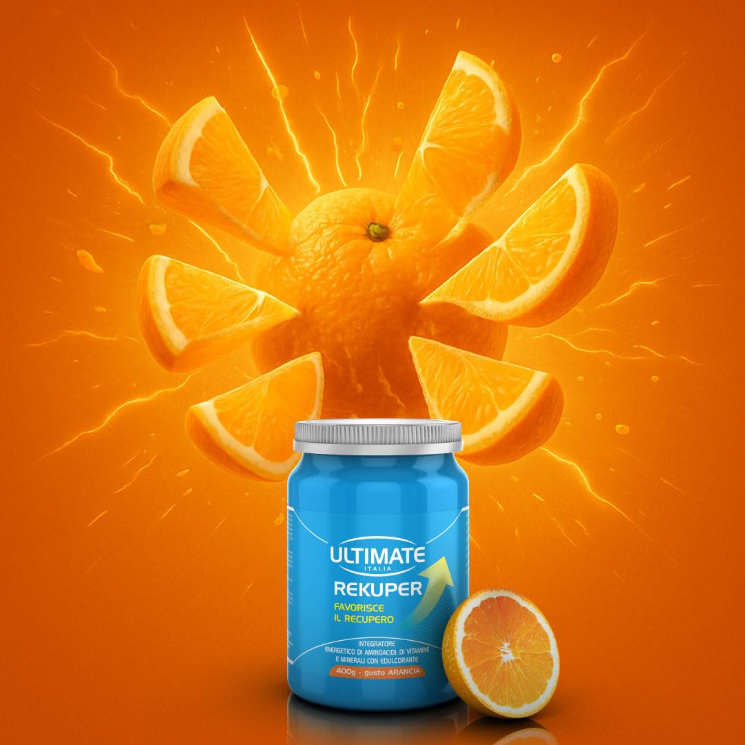 Ultimate Energetici Rekuper integratore alimentare arancia 400 g